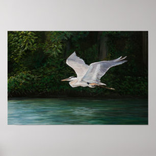Great Blue Heron Art Print