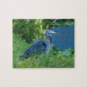 Great Blue Heron at the Pond Puzzle