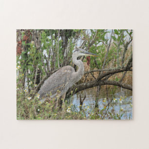 Great Blue Heron - Bird Jigsaw Puzzle