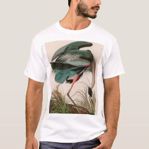 Great Blue Heron Birds of America Audubon Print T-Shirt