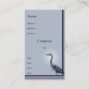 Great Blue Heron Business Card