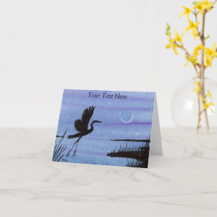 Great Blue Heron Card