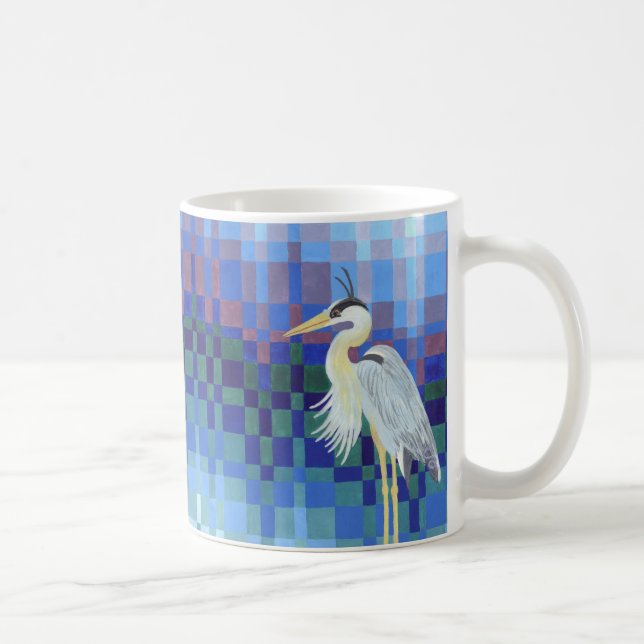 Great Blue Heron Coffee Mug (Right)