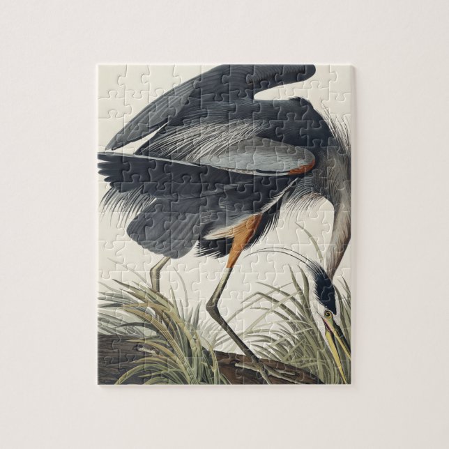 Great Blue Heron from Birds of America Jigsaw Puzzle (Vertical)