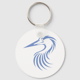 Great Blue Heron Key Ring