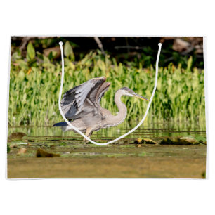 Great Blue Heron Large Gift Bag