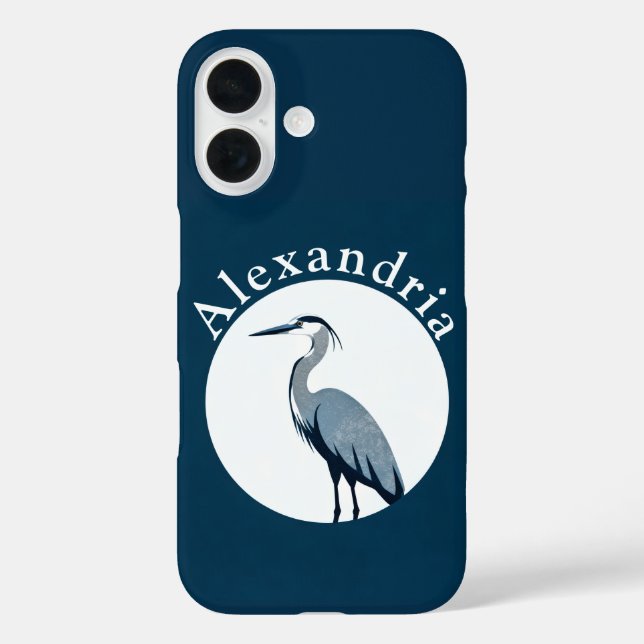 Great Blue Heron Logo Case-Mate iPhone Case (Back)
