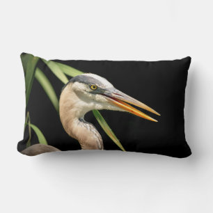 Great Blue Heron Lumbar Cushion