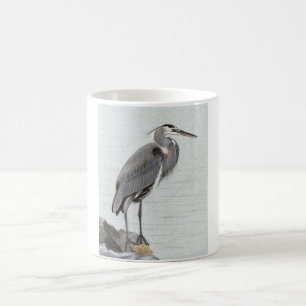 Great Blue Heron Magic Mug