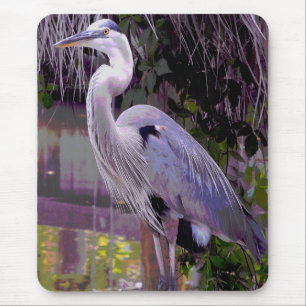 Great Blue Heron Mouse Pad