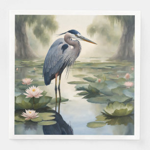 Great Blue Heron Napkin