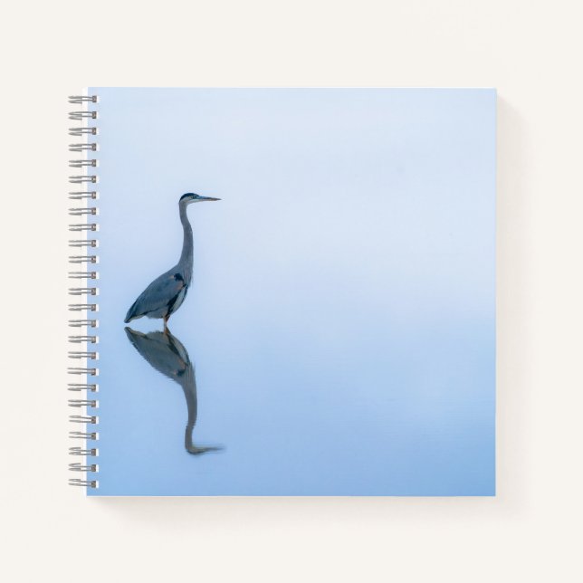Great Blue Heron Notebook (Front)
