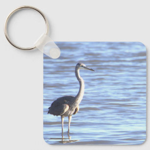 Great Blue Heron Photo Keychain