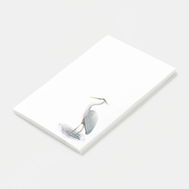 Great Blue Heron Post-it Notes (Angled)