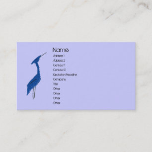 GREAT BLUE HERON profile card