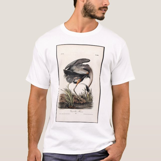 Great Blue Heron T-Shirt (Front)