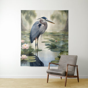 Great Blue Heron Tapestry