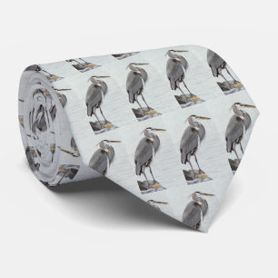 Great Blue Heron Tie