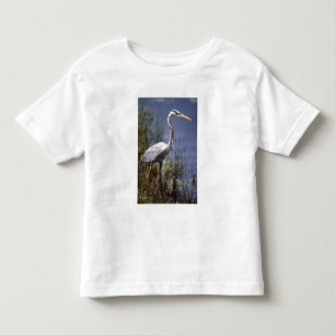 Great Blue Heron water bird Toddler T-Shirt