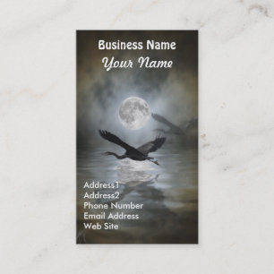 Great Blue Heron Wildlife Business Card