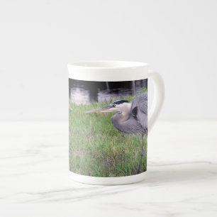 Great Blue Heron's Territory Bone China Mug