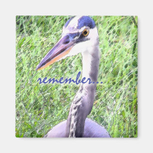 Great Blue Reminder Magnet