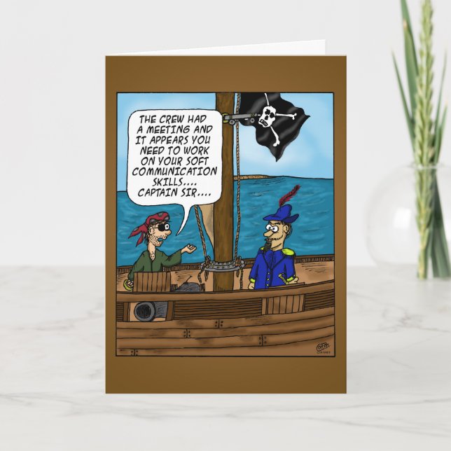 Great Boss Greeting Card (Front)