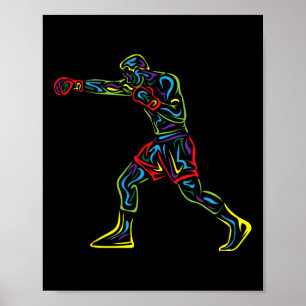 Great Boxer Outfit Boxing Sports Graphic Boxing Lo Poster