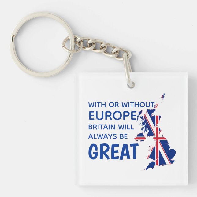 GREAT BRITAIN BREXIT EUROPE KEY RING (Front)