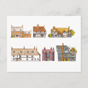 Great Britain. Countryside houses Postcard