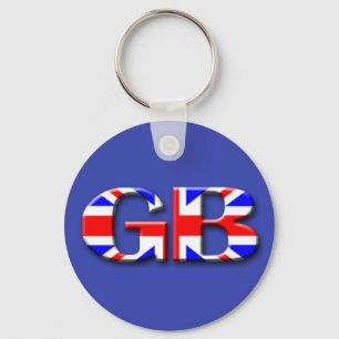 Great Britain Flag Key Ring