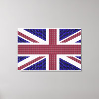 Great Britain Flag Stretched Canvas Print