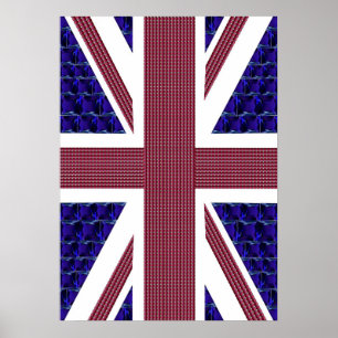 Great Britain Independence Day, England Flag Poster