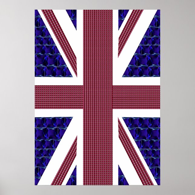 Great Britain Independence Day, England Flag Poster (Front)