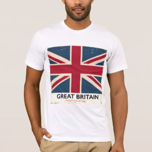 Great Britain "Its quicker by rail" vintage poster T-Shirt