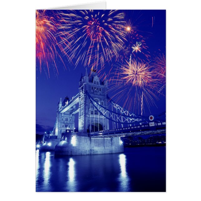 Great Britain, London. Fireworks over the Tower (Front)