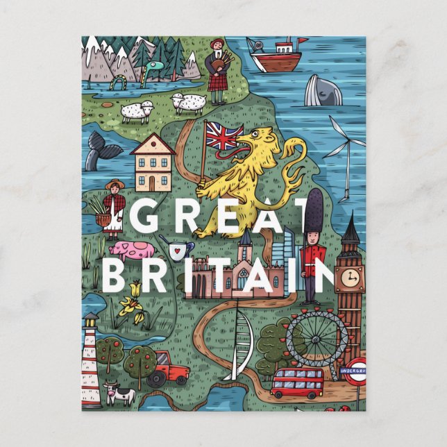 Great Britain Postcard (Front)