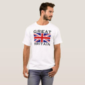 Great Britain World Flag England Union Jack T-Shirt (Front Full)