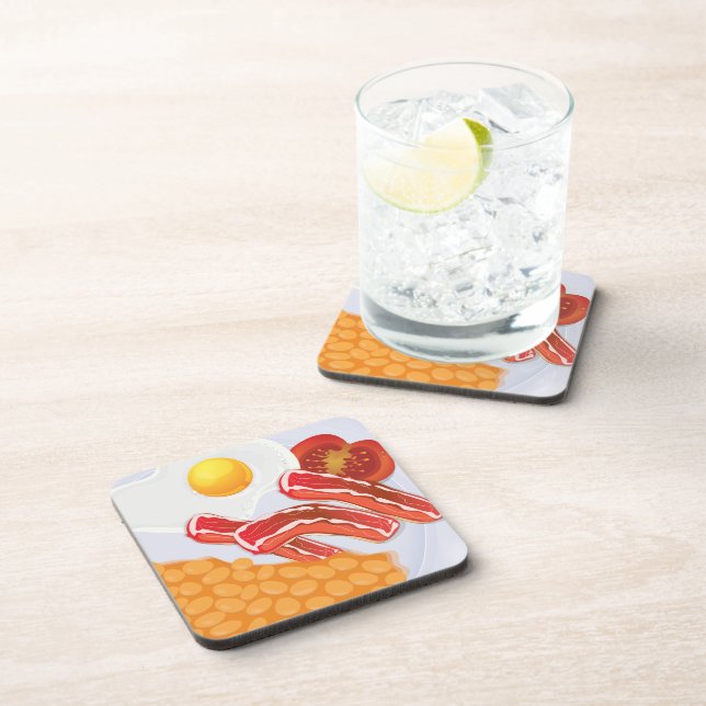 Great British Breakfast Coaster (Right Side)