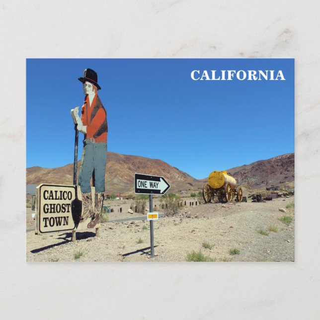 Great Calico Ghost Town Postcard! Postcard (Front)