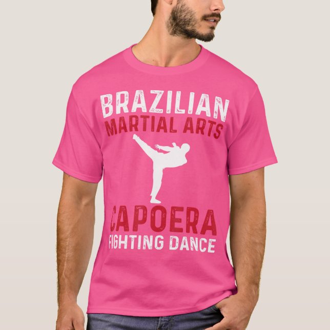 Great Capoeira Design Brasil Fighting Dance Karate T-Shirt (Front)