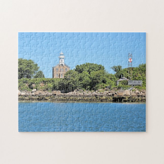 Great Captain Island Lighthouse Connecticut Puzzle (Horizontal)