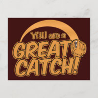 GREAT CATCH!  custom postcard