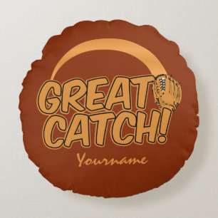 GREAT CATCH! custom throw pillow