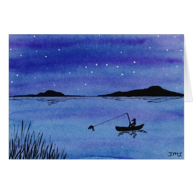 Great Catch Greeting Card (Front Horizontal)