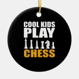 Great Chess Kids Chess Piece Girls Boys Ceramic Tree Decoration