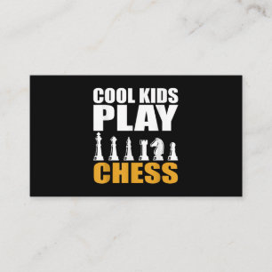 Great Chess Kids Chess Piece Girls Boys Enclosure Card