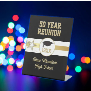 Great Choice! Any year Class Reunion Pedestal Sign