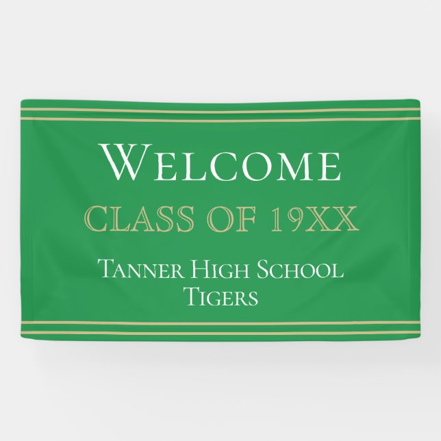 Great choice! Custom class reunion banner (Horizontal)