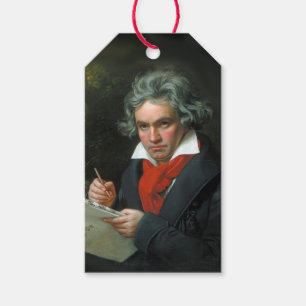 Great Composers Ludwig van Beethoven Gift Tags